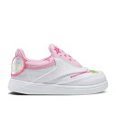 リーボック Reebok 【 Peppa Pig X Club C Slip-On 4 Toddler 'Icono Pink' Infant Icono Pink/White/Cool Aloe 】 クラブ slip-on スリッポン ベビー 赤ちゃん用 キッズ ベビー マタニティ ベビーファッション 靴 スニーカ