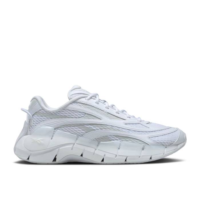 リーボック Reebok 【 Zig Kinetica 2.5 'White Pure Grey' Men Footwear White/Pure Grey/Pure Grey 】 Zig ジグ ピュア 靴 メンズ靴 スニーカー メンズ 白色 ホワイト ピュア 灰色 グレー