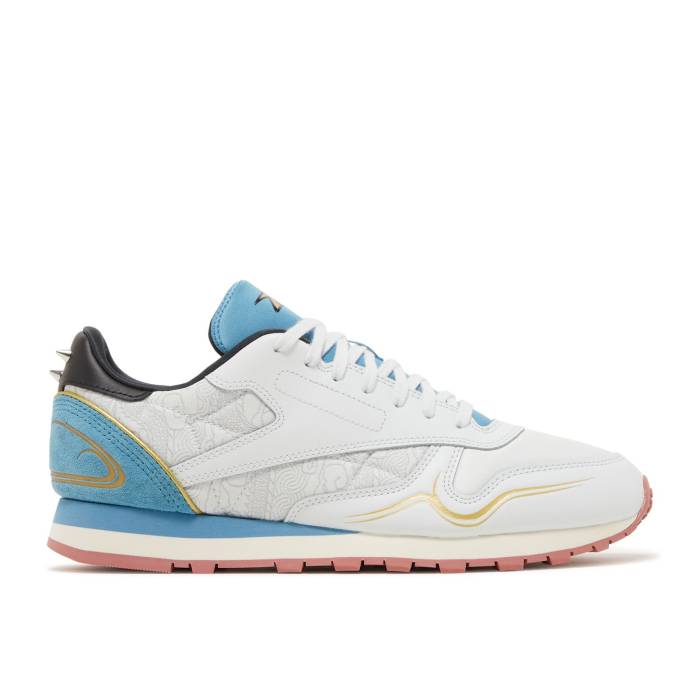 リーボック Reebok 【 Street Fighter X Classic Leather 'Chun Li' Men Polar Blue/Tough Blue/Core Black 】 street ストリート ファイター クラシック レザー 靴 メンズ靴 スニーカー メンズ ポーラー 青色 ブルー コア