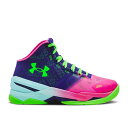 アンダーアーマー Under Armour 【 Curry 2 Retro Gs 'Northern Lights' 2022 Youth 】 カリー レトロ キッズ ベビー マタニティ キッズファッション 靴 スニーカー ジュニア キッズ(4)