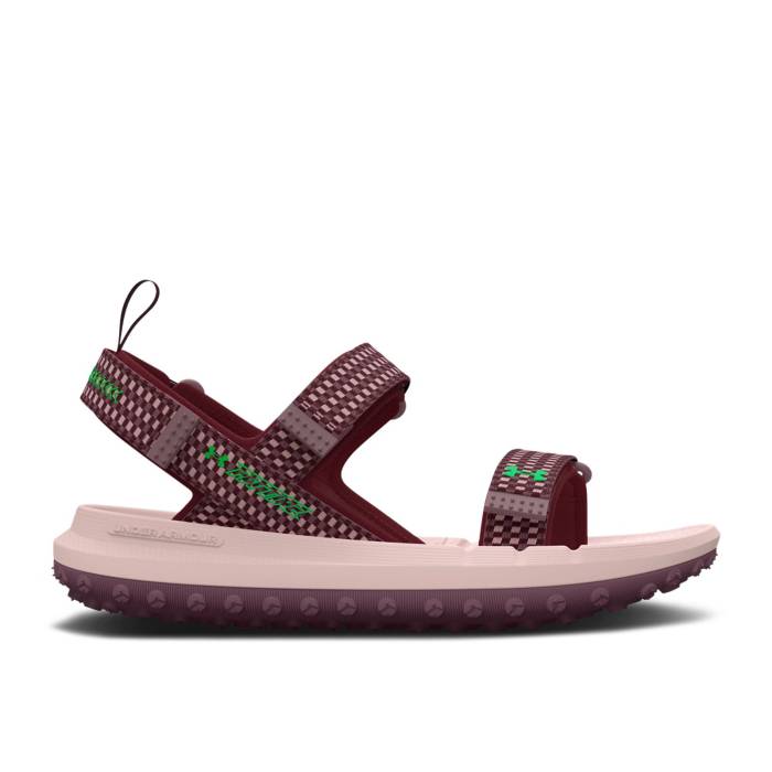 アンダーアーマー Under Armour 【 Fat Tire Sandal 'Deep Red Misty Purple' Men Deep Red/Misty Purp..