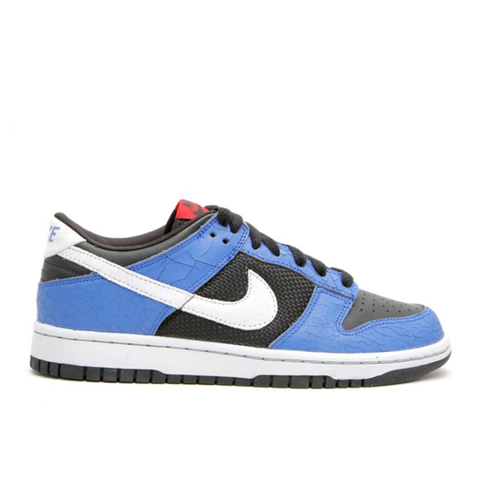 ʥ Nike  Dunk Low Gs 'Black Varsity Royal' Youth Black/Neutral Grey/...