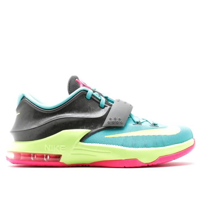 ʥ Nike  Kd 7 Gs 'Carnival' Youth Hypr Jd/Vlt-Hypr Pnk-Drk Bs Gr  ...