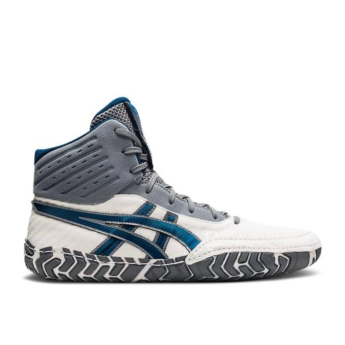 アシックス Asics 【 Aggressor 4 'White Mako Blue' Men White/Mako Blue 】 靴 メンズ靴 スニーカー メ...