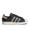 アディダス Adidas 【 Wmns Superstar 'Black Beige Leopard' Women Core Black/Off White/M...