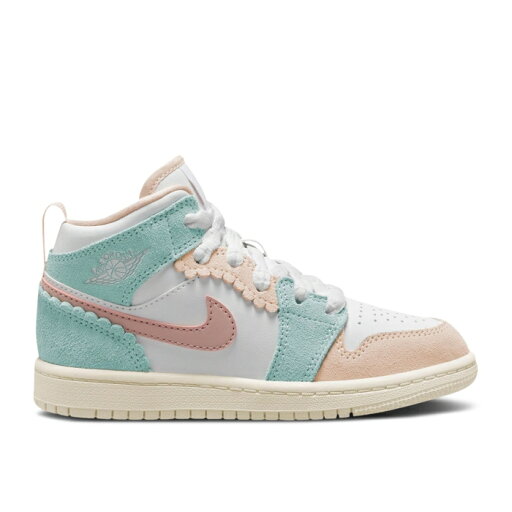 ナイキ エアジョーダン Air Jordan 【 Jordan 1 Mid Se Ps 'Scalloped Edge' Youth White/Pink Oxford/Jade Ice/Guava Ice/Coconut Milk 】 ミッド キッズ ベビー マタニティ キッズファッション 靴 スニーカー ジュニア キ ナイキ エアジョーダン Air Jordan 【 Jordan 1 Mid Se Ps 'Scalloped Edge' Youth White/Pink Oxford/Jade Ice/Guava Ice/Coconut Milk 】 ミッド キッズ ベビー マタニティ キッズファッション 靴 スニーカー ジュニア キ