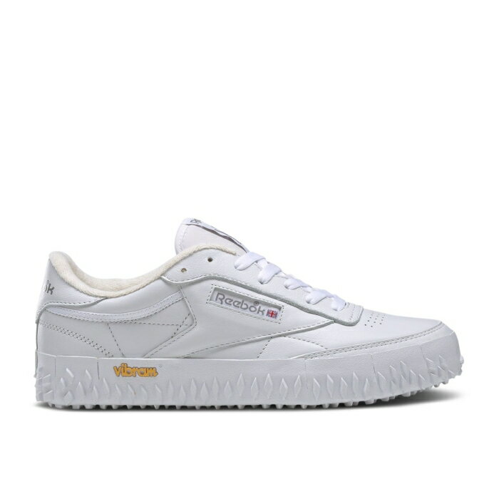 リーボック Reebok 【 Club C Vibram 'White Pure Grey' Men Cloud White/Pure Grey 5/Cloud White 】 クラブ ピュア 靴 メンズ靴 スニーカー メンズ 白色 ホワイト ピュア 灰色 グレー