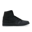【 AIR JORDAN JORDAN 1 RETRO HIGH OG 'PERFORATED' / BLACK WHITE BLACK 】 ナイキ ハイ 黒色...