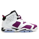 【 AIR JORDAN AIR JORDAN 6 RETRO GG 'VIVID PINK' / WHITE VIVID PINK-BRGHT GRP-BLK 】 ナイキ 白色 ホワイト エアジョーダン ジュニア キッズ ベビー マタニティ スニーカー