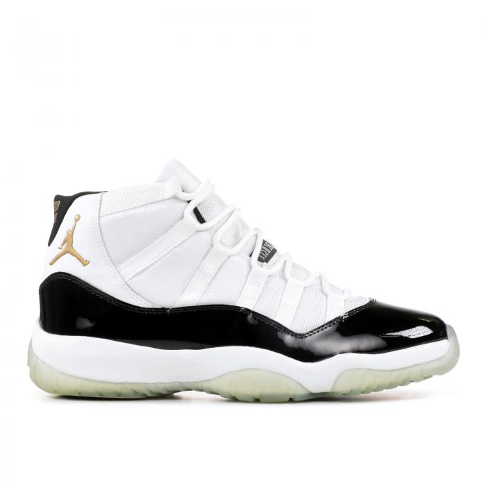 【 AIR JORDAN AIR JORDAN 11 RETRO 'CONCORD - DEFINING MOMENTS PACK' / WHITE METALLIC GOLD BLACK 】 ナイキ 白色 ホワイト ゴールド 黒色 ブラック エアジョーダン スニーカー メンズ