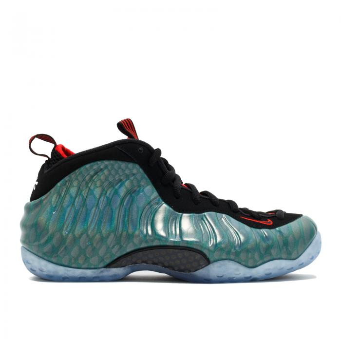 【 NIKE AIR FOAMPOSITE ONE PRM 'GONE FISHING' / DARK EMERALD BLACK CHALLENGE 】 フォームポジット 黒色 ブラック エアフォームポジットワン スニーカー メンズ ナイキ