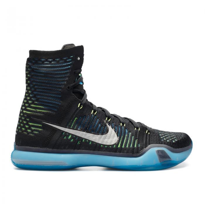 【 NIKE KOBE 10 ELITE 'COMMANDER' / BLACK METALLIC SILVER BLUE 】 コービー エリート 黒色 ブラック 銀色 シルバー 青色 ブルー スニーカー メンズ ナイキ