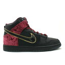 【 NIKE DUNK HIGH PREMIUM SB 'BLOODY SUNDAY' / BLACK BLACK 】 ダンク ハイ プレミアム エスビー 黒色 ブラック ダンクハイ スニーカー メンズ ナイキ