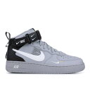 【 NIKE AIR FORCE 1 MID LV8 GS 'OVERBRANDING' / WOLF GREY WHITE BLACK TOUR 】 ミッド 灰色 グレー 白色 ホワイト 黒色 ブラック エアフォース ジュニア キッズ ベビー マタニティ スニーカー ナイキ