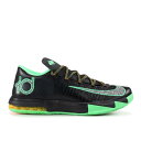 【 NIKE KD 6 'NIGHT VISION' / BLACK METALLIC CLEAR LIGHT LUCID 】 黒色 ブラック スニーカー メン...