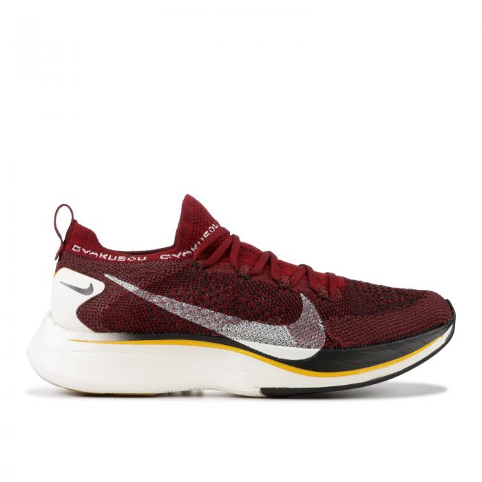 ナイキ NIKE ズーム フライニット チーム 赤 レッド 4% 'TEAM RED' スニーカー メンズ 【 TEAM RED NIKE GYAKUSOU X ZOOM VAPORFLY FLYKNIT BLACKSAIL 】