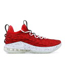 【 NIKE LEBRON 15 LOW 'UNIVERSITY RED' / UNIVERSITY RED WHITE BLACK 】 レブロン 赤 レッド ...