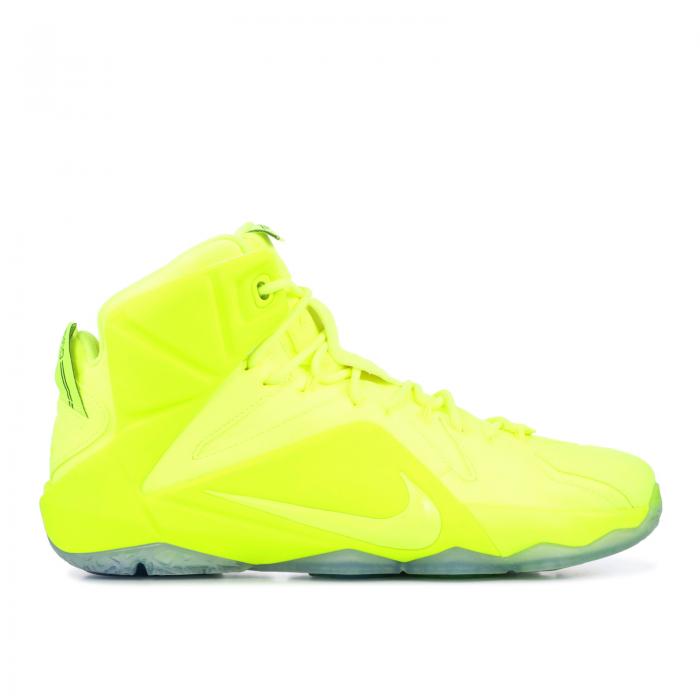 ナイキ NIKE レブロン 'TENNIS BALL' スニーカー メンズ 【 NIKE LEBRON 12 EXT VOLT VOLTWHITEBLACK 】