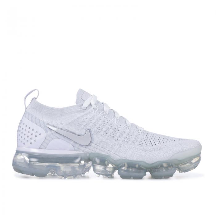 ナイキ NIKE フライニット 白色 ホワイト 灰色 グレー エアヴェイパーマックス 'WHITE GREY' スニーカー レディース 【 NIKE WMNS FLYKNIT 2 VAST WHITE WHITEVAST GREYFOOTBALL GREY 】