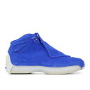 y AIR JORDAN AIR JORDAN 18 RETRO 'BLUE SUEDE' / RACER BLUE RACER BLUE SAIL z iCL F u[ GAW[_ Xj[J[ Y