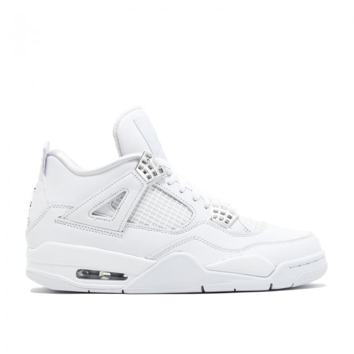 y AIR JORDAN AIR JORDAN 4 RETRO 'PURE MONEY' 2017 / WHITE METALLIC SILVER z iCL F zCg F Vo[ GAW[_ Xj[J[ Y