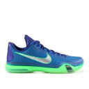 【 NIKE KOBE 10 'EMERALD CITY' / SOAR GREEN SHOCK DEEP ROYAL BLUE 】 コービー 緑 グリーン シ...