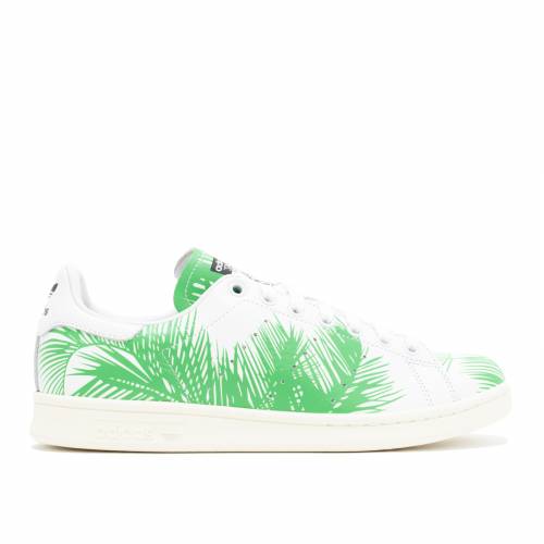 アディダス ADIDAS アディダス 白色 ホワイト 緑 グリーン スタンスミス 'PALM PACK' スニーカー メンズ 【 GREEN ADIDAS PHARRELL X BBC TREE WHITE 】