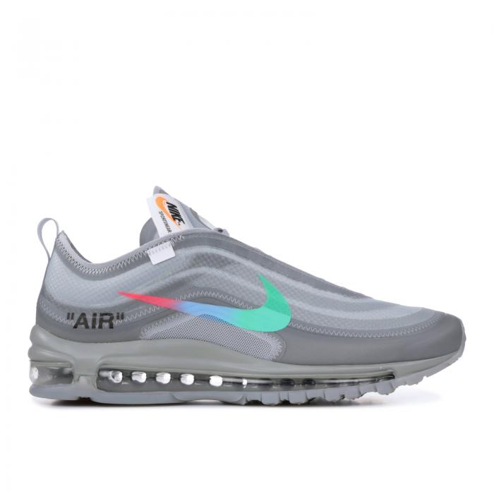 【 NIKE OFF-WHITE X AIR MAX 97 'MENTA' / OFF WHITE MENTA WOLF GREY 】 オフホワイト マックス 白色 ホワイト 灰色 グレー エアマックス スニーカー メンズ ナイキ