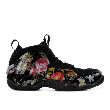 ナイキ NIKE エア フォームポジット 黒色 ブラック ゴールド エアフォームポジットワン 'FLORAL' スニーカー レディース 【 AIR FOAMPOSITE NIKE WMNS BLACK BLACKMETALLIC GOLD 】