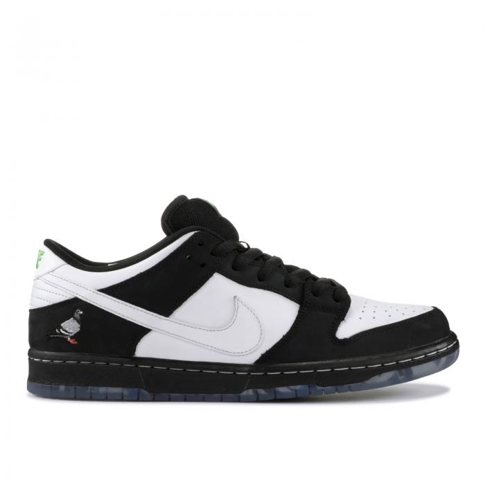  NIKE JEFF STAPLE X DUNK LOW PRO SB 'PANDA PIGEON' SPECIAL BOX / BLACK WHITE GR...