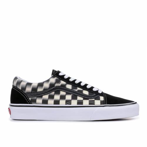 ヴァンズ VANS バンズ 黒色 ブラック クラシック 白色 ホワイト オールドスクール 'BLUR CHECK' スニーカー メンズ 【 VANS BLACK CLASSIC WHITE 】