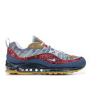 【 NIKE AIR MAX 98 'WILD WEST' / LT ARMORY BLUE UNIVERSITY RED 】 マックス 青色 ブルー 赤 レッド エアマックス スニーカー メンズ ナイキ