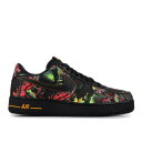 【 NIKE AIR FORCE 1 '07 LV8 'FLORAL PACK' / BLACK MULTI COLOR CANYON GOLD 】 黒色 ブラ...