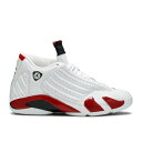 【 AIR JORDAN JORDAN 14 RETRO 'CANDY CANE' 2006 / WHITE BLACK VARSITY RED 】 ナイキ 白...
