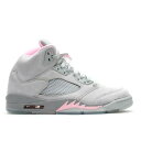 【 AIR JORDAN WMNS AIR JORDAN 5 RETRO 'STEALTH' / SILVER SHY PINK STEALTH 】 ナイキ 銀色 シルバー ピンク ステルス エアジョーダン スニーカー レディース