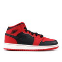 【 AIR JORDAN AIR JORDAN 1 RETRO MID GS 'GYM RED BLACK' / BLACK BLACK GYM RED 】 ナイキ ミッド 赤 レッド 黒色 ブラック エアジョーダン ジュニア キッズ ベビー マタニティ スニーカー