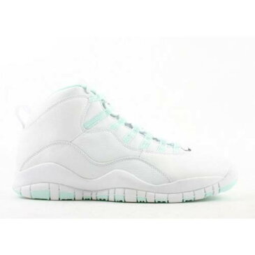 エアジョーダン AIR JORDAN 白色 ホワイト 赤 レッド エアジョーダン スニーカー レディース 【 RED WMNS 10 RETRO WHITE ICE GREENVARSITY 】