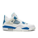 【 AIR JORDAN AIR JORDAN 4 RETRO 'MILITARY BLUE' 2006 / OFF WHITE MILITARY BLUE N