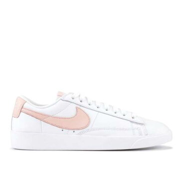 ナイキ NIKE ブレイザー レザー 白色 ホワイト 'STORM PINK' スニーカー レディース 【 NIKE WMNS BLAZER LOW LEATHER WHITE STORM PINKWHITE 】