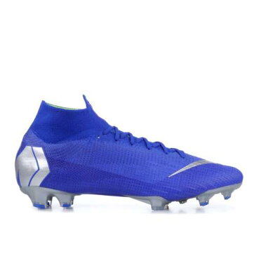ナイキ NIKE エリート 青色 ブルー 銀色 シルバー 'RACER BLUE' スニーカー メンズ 【 SILVER NIKE MERCURIAL SUPERFLY 6 ELITE FG RACER BLUE 】