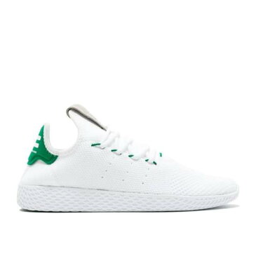 アディダス ADIDAS アディダス テニス 白色 ホワイト 緑 グリーン 'GREEN' スニーカー メンズ 【 GREEN ADIDAS PHARRELL X TENNIS HU WHITE 】