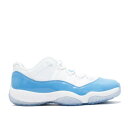 【 AIR JORDAN JORDAN 11 RETRO LOW 'UNC' / WHITE UNIVERSITY BLUE 】 ナイキ 白色 ホワイト 青色 ...
