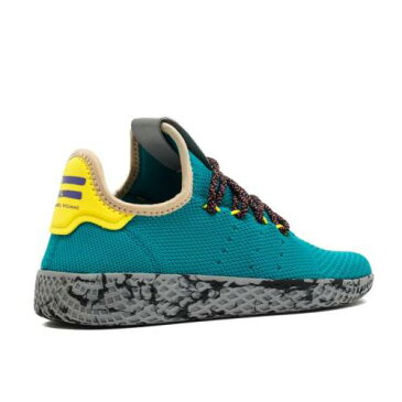 アディダス ADIDAS アディダス テニス 黄色 イエロー 灰色 グレー 'TEAL' スニーカー メンズ 【 YELLOW ADIDAS PHARRELL X TENNIS HU TEAL SEMI FROZEN GREY MARBLE 】