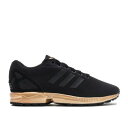 【 ADIDAS WMNS ZX FLUX 'COPPER' / BLACK COPPER 】 アディダス 黒色 ブラック 銅色 コッパー スニーカー レディー...