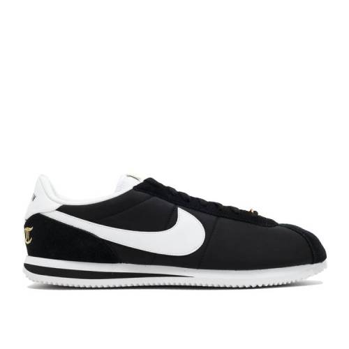 ナイキ NIKE コルテッツ ナイロン 黒色 ブラック ゴールド 'COMPTON' スニーカー メンズ 【 NIKE CORTEZ BASIC NYLON BLACK WHITEMETALLIC GOLD 】