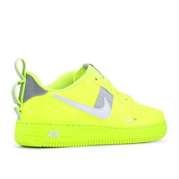 ナイキ NIKE エア エアフォース 'VOLT' ジュニア キッズ 【 AIR NIKE 1 LOW LV8 UTILITY GS VOLT BLACKWOLF GREYWHITE 】