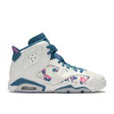 【 AIR JORDAN JORDAN 6 RETRO GS 'GREEN ABYSS' / WHITE GREEN ABYSS LASER FUCHSIA 】...