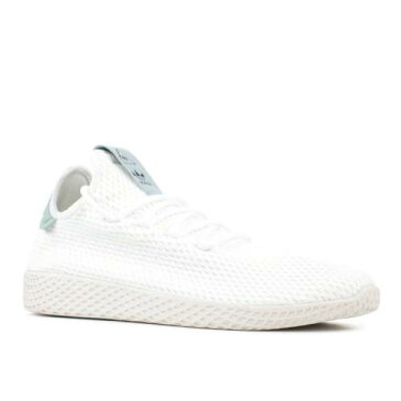 アディダス ADIDAS アディダス テニス 白色 ホワイト 緑 グリーン 'TACTILE GREEN' スニーカー メンズ 【 GREEN ADIDAS PHARRELL X TENNIS HU FOOTWEAR WHITE TACTILE 】