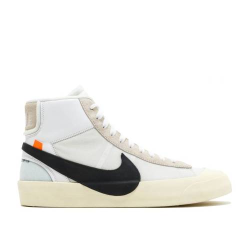 ナイキ NIKE オフホワイト ブレイザー ミッド 白色 ホワイト 'THE TEN' スニーカー メンズ 【 NIKE OFFWHITE X BLAZER MID WHITE BLACKMUSLIN 】