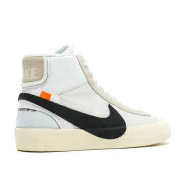 ナイキ NIKE オフホワイト ブレイザー ミッド 白色 ホワイト 'THE TEN' スニーカー メンズ 【 NIKE OFFWHITE X BLAZER MID WHITE BLACKMUSLIN 】